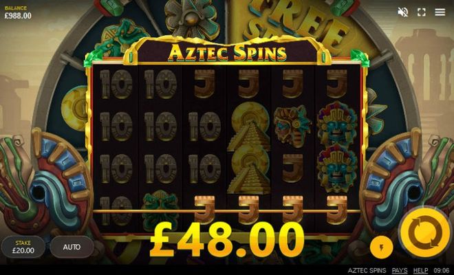 Aztec Spins :: Multiple winning paylines