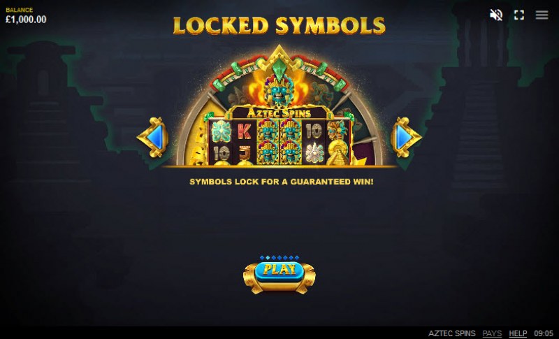 Aztec Spins :: Locked symbols