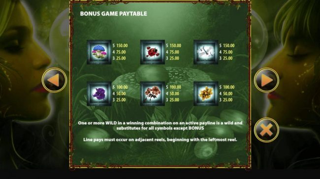 Low Win Symbols - Bonus Game