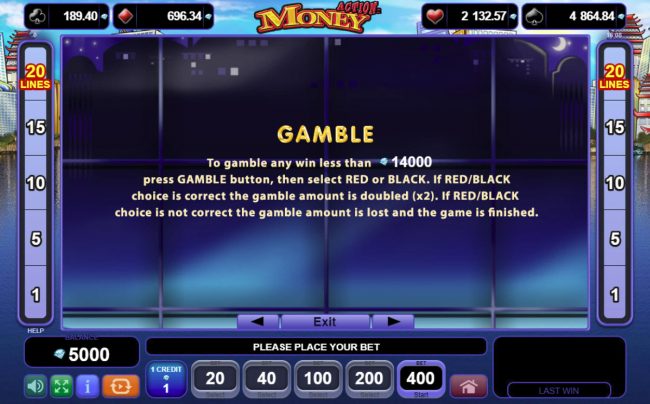 Gamble Feature Rules