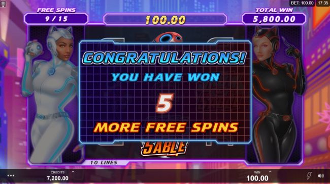 Free Spins Retriggered