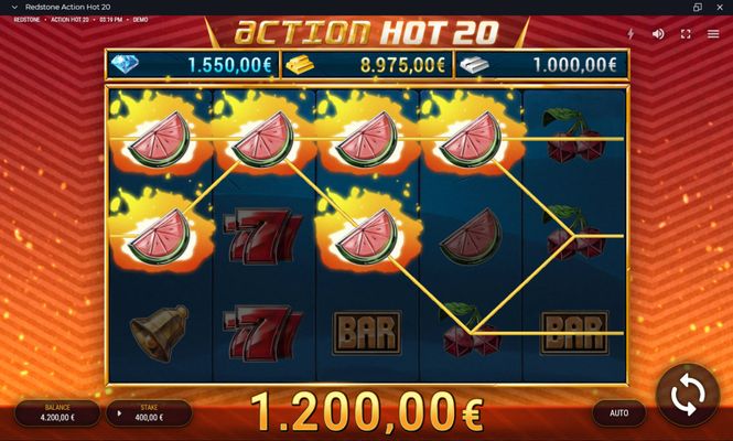 A four of a kind win