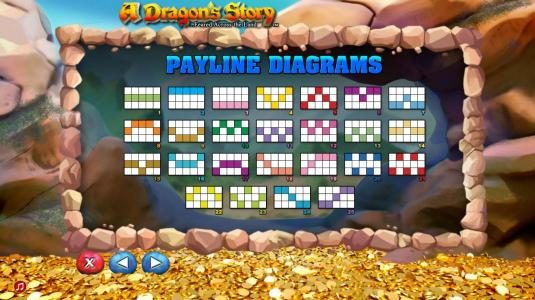 Paylined diagrams 1-25