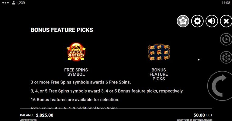 Bonus Feature Picks