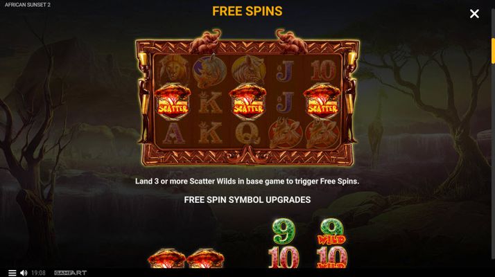 African Sunset 2 :: Free Spins