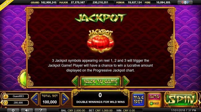 Jackpot Rules