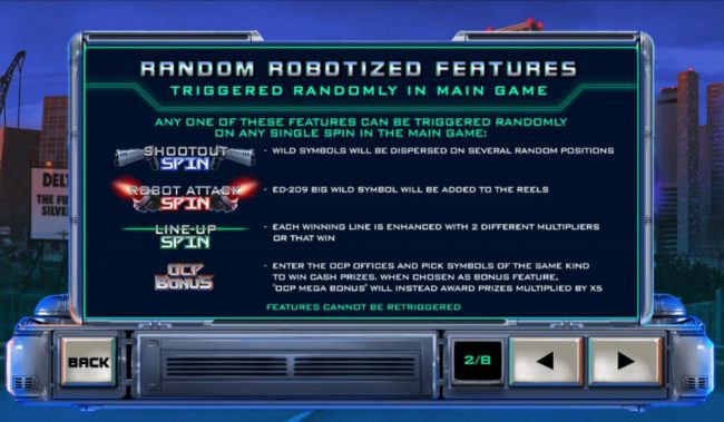 Random Robotized Features