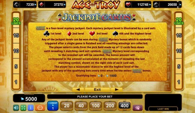 Jackpot Cards Rules