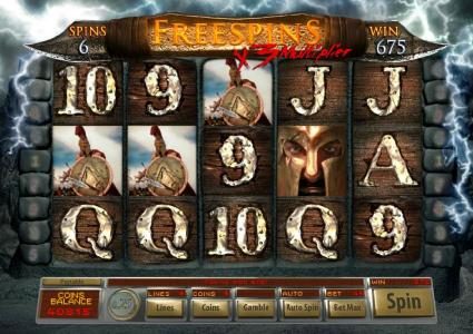 Free spins can be re-triggered