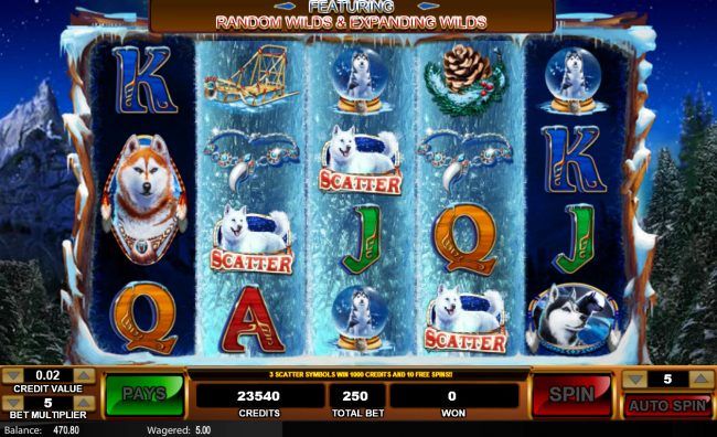 Scatter win triggers the free spins feature