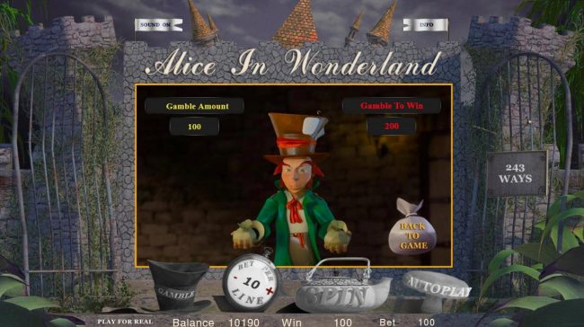 Gamble Feature Game Board