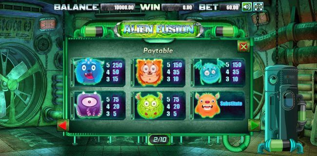 Low value game symbols paytable