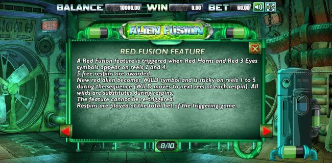Red Fusion Feature Rules
