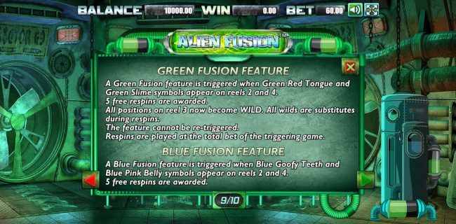 Green Fusion Feature Rules