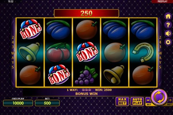 Scatter win triggers the free spins feature