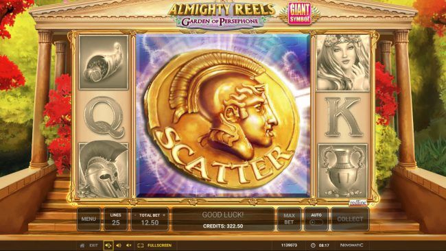 Scatter win triggers the free spins feature