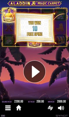 10 Free Spins Awarded