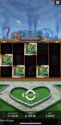 A four of a kind win