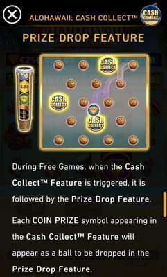 Prize Drop Feature