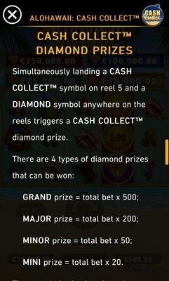 Diamond Prizes