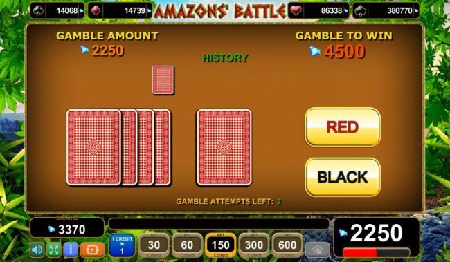 Gamble Feature Game Board