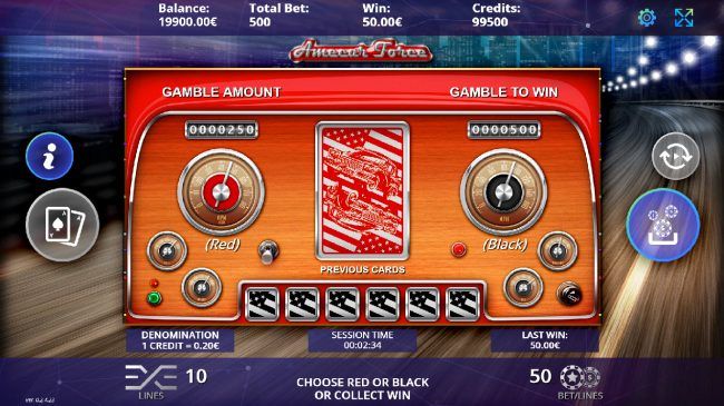 Red or Black Gamble feature