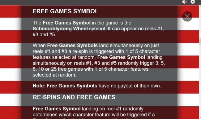 Free Games Symbol Rules
