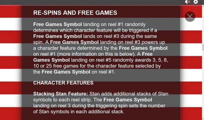 Re-Spins and Free Games Rules