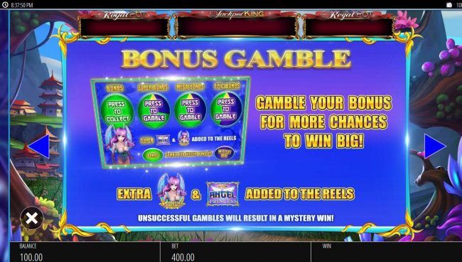 Bonus Gamble Rules
