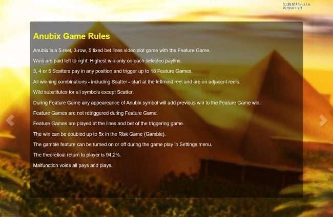 General Game Rules