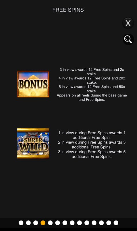 Anubis Gold Jackpots :: Feature Rules