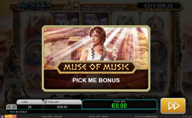 Muse of Music - Pick Me Bonus