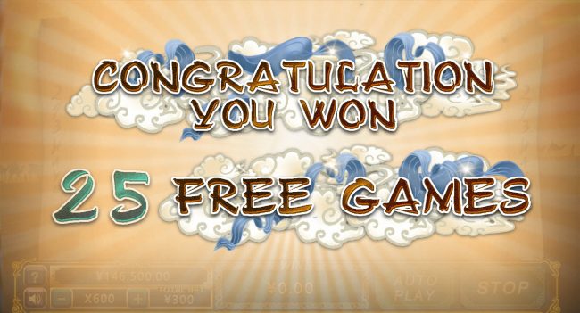 25 Free Games Awarded