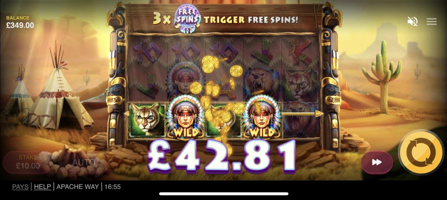 A four of a kind win