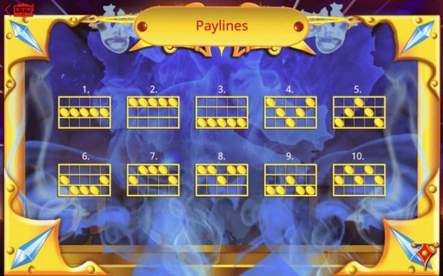 Payline Diagrams 1-10