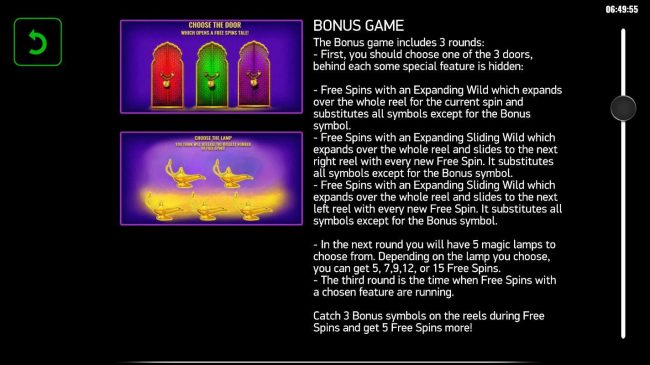 Bonus Game Rules