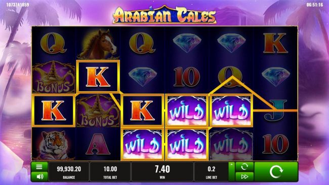 Multiple winning paylines