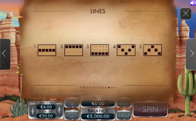 Payline Diagrams 1-5