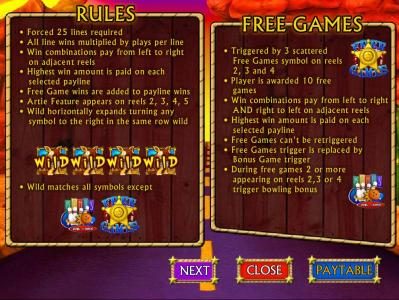 rules and free games