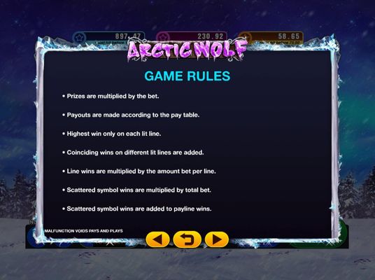 Arctic Wolf :: General Game Rules