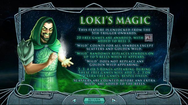 Lokis Magic Feature Rules