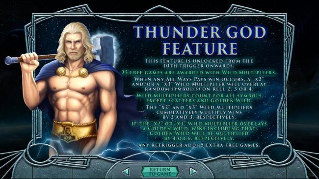 Thunder God Feature Rules