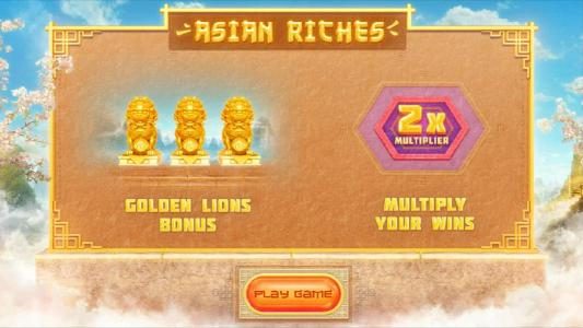 golden lions bonus and 2x multiplier