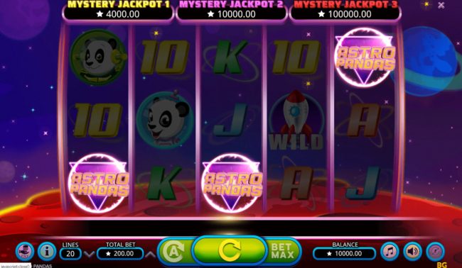 Scatter win triggers the free spins feature