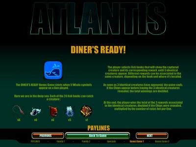 diner's ready bonus rules