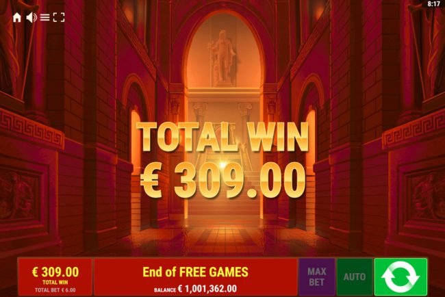 Total Free Spins Payout