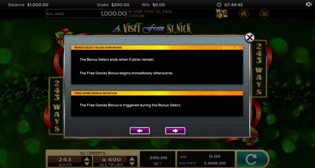 Free Spins Rules