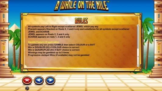 General Game Rules - Gamble Feature