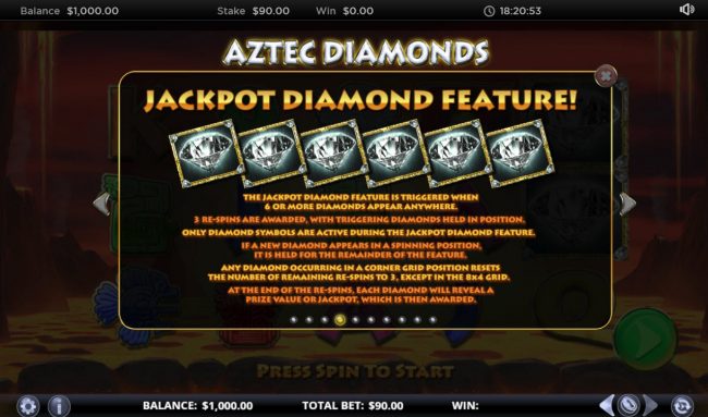 Jackpot Diamond Feature