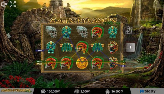 A 36500 coin jackpot triggered during the free  spins feature